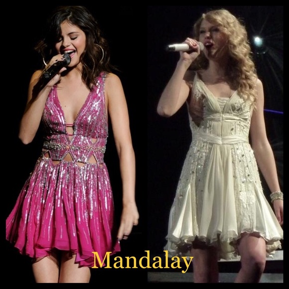 Vintage S 90s Y2K Boho Glam Party Dress Mandalay - Picture 6 of 12